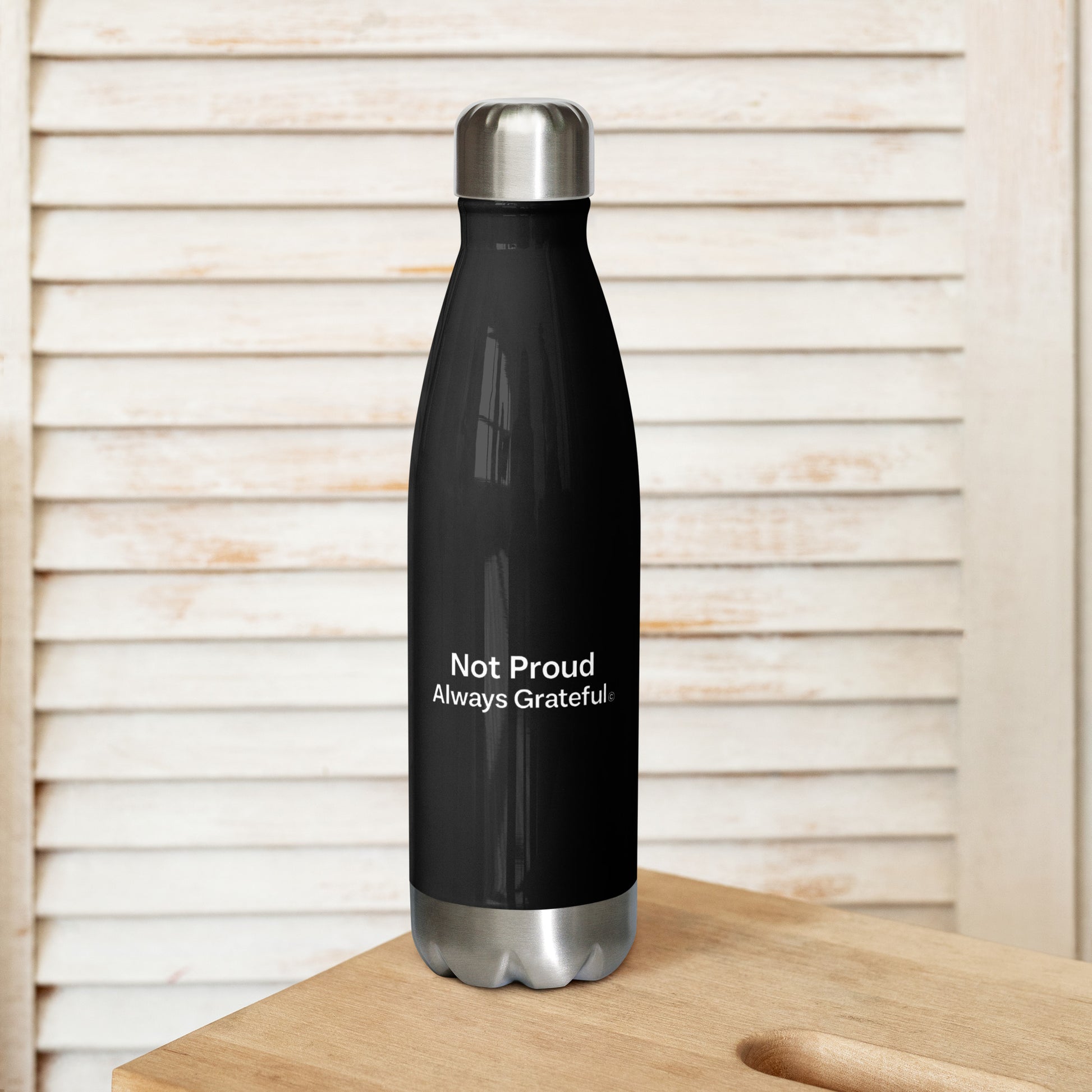 Stainless steel water bottle