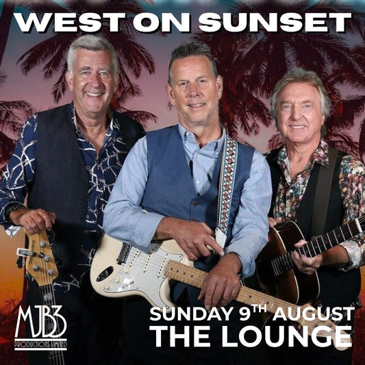 SUNDAY 23 AUGUST - WEST ON SUNSET ! - MJB3 PRODUCTIONS LIMITED